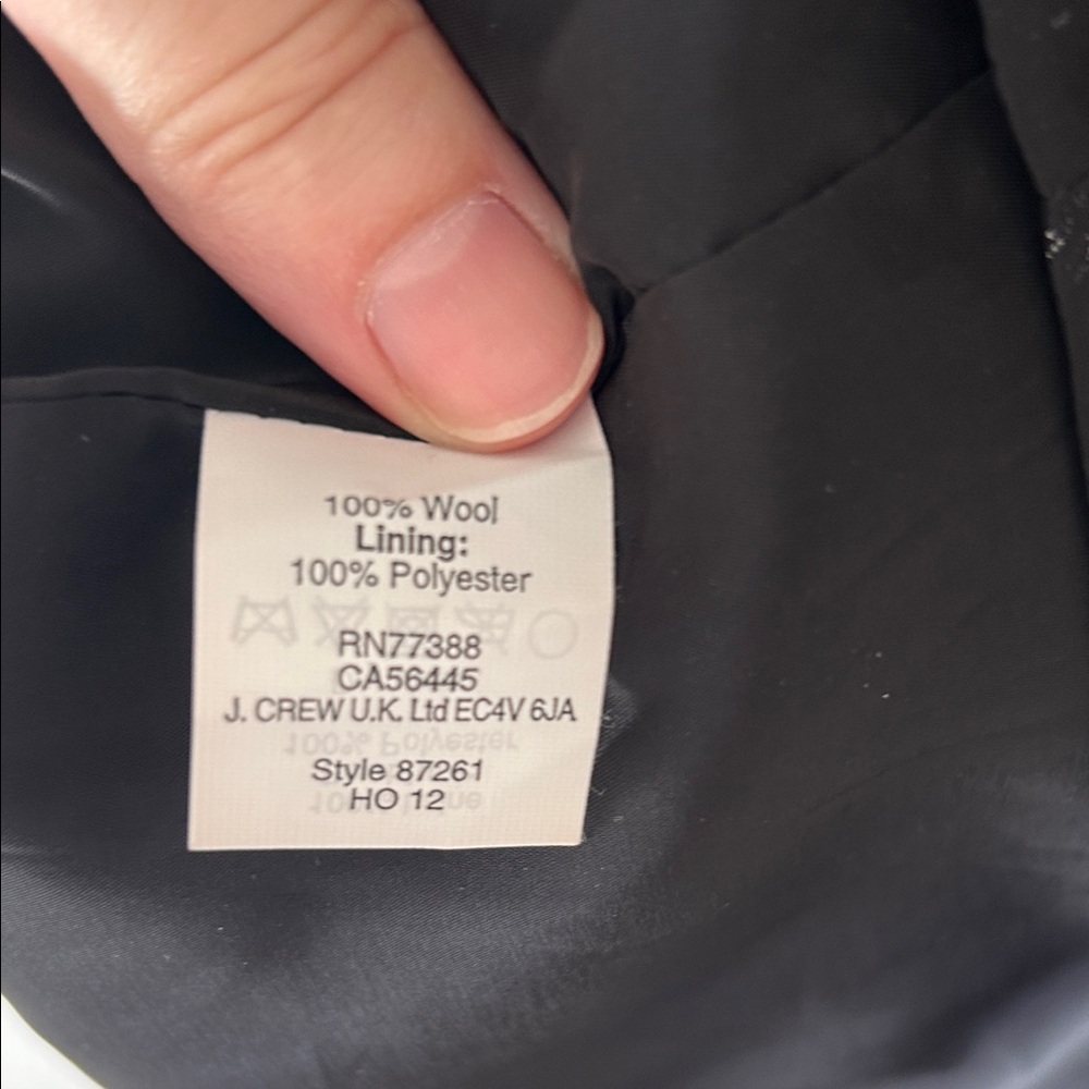J. Crew Classic Black Midi Dress NWT 14T - Picture 9 of 9